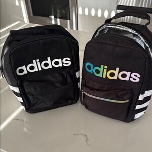 Adidas Black and white lunch bag